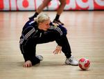 juristen. Der er bekymring over elitespillernes eventuelle job eller studie ved siden af håndboldspillet, men f.eks. FCK-målvogter Christina Pedersen er langt i jurastudiet samtidig med, at hun har gjort det rigtig godt for sit hold og landsholdet. Arkivfoto: Thorkild Amdi/ Polfoto 