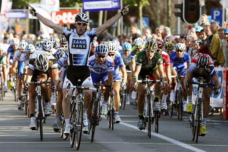 Australske Matthew Goss fra Team Saxo Bank vandt Paris-Bruxelles. 