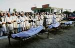 Ofre. Tre af de dræbte civile blev begravet Mehterlam, hovedbyen i Laghman-provinsen, øst for Kabul i september. De blev dræbt af en selvmordsbombemand fra Taleban. 
