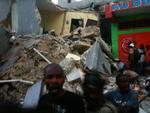 Gru. Ødelæggelserne er voldsomme i Port-au-Prince. 
