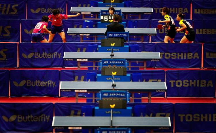 rekord. Miu Hirano er den yngste spiller nogensinde ved at nationalt bordtennis-mesterskab. Arkivfoto. 