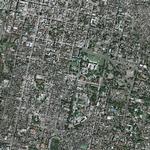 Jordskælvsbyen. Haitis ødelagte hovedstad Port-au-Prince set fra satellit. Copyright@2009GeoEye 