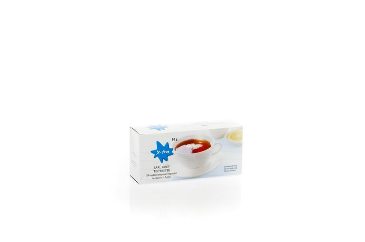X-tra Earl grey  (tebreve) Pris: 5,95 kr. for 20 breve, 30 g i Kvickly  Pris pr. 100 g: 19,80 kr. Kommentarer:  Michael René: »Dufter sødt, lidt af ananas og har en flot rødbrun farve, men den er meget udtørrende i eftersmagen«.  Anne Marie Fogh Larsen: »Karakterløs. Smager lidt syntetisk af citrus«.  Mette Marie Kjær: »Den har en eftersmag af karamel. Og så er den krydret i smagen, hvilket jeg godt kan lide«. 