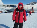 Eventyr. Peter Jensen og de øvrige deltagere i Antarctic Ice Marathon ankommer til Antarktis. 