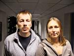 Frivillige. Steen Otto Nielsen og Linda Brorson er på vej til Haiti, for at rejse en teltlejr til de internationale nødhjælpsarbejdere. Foto: Frank Hvilsom 