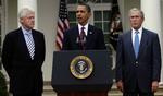 treenighed. Obama har bedt forgængerne Bush og Clinto om at hjælpe med indsatsen i Haiti. 