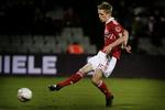Succes. Sidste år fik Søren Rieks debut på A-landsholdet. I dag scorede han så for ligalandsholdet. Arkivfoto. 