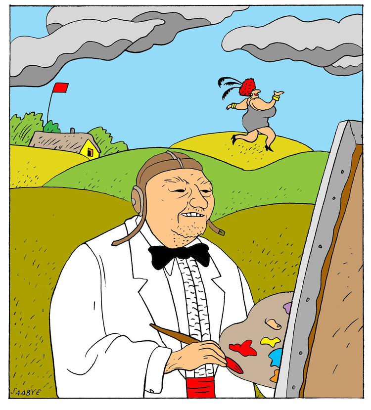 Tegning: Jørgen Saabye 