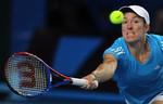 Videre. Justine Henin havde ingen problemer med landsmanden Flipkens og møder nu den femteseedede Jelena Dementieva i 2. runde. 