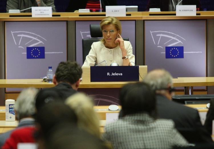 Færdig. Den bulgarske kommissærkandidat Rumiana Jeleva er færdig i EU. 