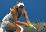 Wozniacki vinder første kamp i Australien