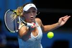 Flugtstærk. Ved nettet var Caroline Wozniacki stort set fejlfri, da hun vandt over Aleksandra Wozniak. 