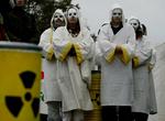 Protester. Tyske modstandere af atomkraft viser jævntligt deres utilfredshed. Her er det en demonstration, der krævede det nordtyske atomkraftværk i Braunsbuettel lukket. 
