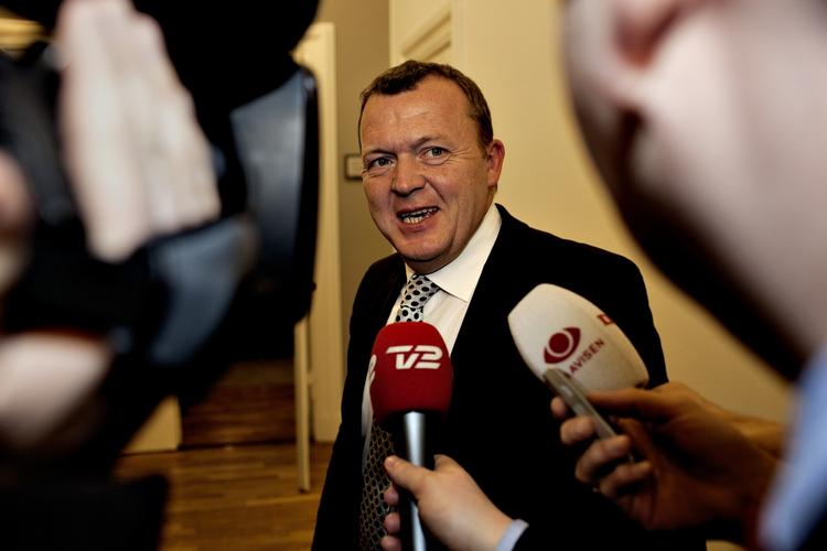 afvisning. Lars Løkke Rasmussen afviser, at han har lagt pres på Venstre og de konservatives statsrevisorer. 