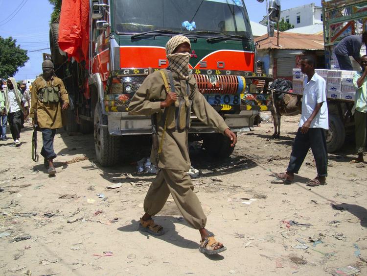fundamentalistisk. Det militante og stærkt fundamentalistiske Al-Shabaab står  stærkt i Somalia og truer nu med at angribe Kenya. 
