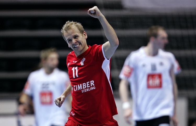topscorer. I Danmarks seneste kamp mod Østrig blev Anders Eggert topscorer med 7 mål, og Danmark vandt 39-22. 