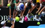 Servekonge. Der var bud efter Andy Roddick efter hans vilde serveduel med spanske Feliciano Lopez. 