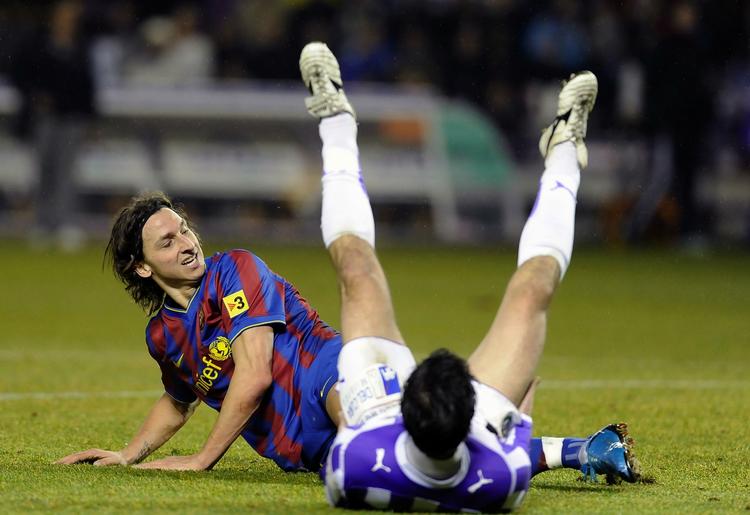 ubesejret. Selv om Zlatan Ibrahimovic ikke føjede yderligere til sine 11 sæsonscoringer vandt Barcelona sikkert over Real Valladolid. 