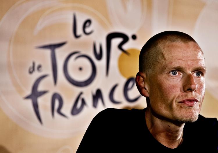 Klatretur. Michael Rasmussen fotograferet under sine velmagtsdage, inden han blev trukket ud af Tour de France. Nu klatrer han i bjergene i mindre argentinsk etapeløb. 