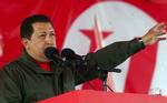 Taler. Hugo Chavez håber at vinde parlamentsvalget til september, men hans popularitet daler i meningsmålingerne. (Arkivfoto) 