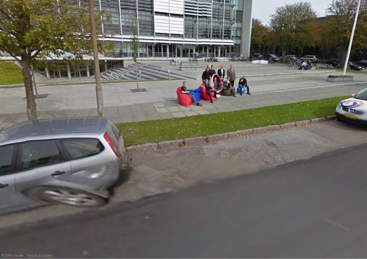 DEMONSTRATION. De danske Google-ansatte må have vidst at deres fotograf-kolleger var i området. Anders Borchorst har spottet nogen af dem havde ude foran IT-Huset i Århus, hvor Google har hovedsæde. 