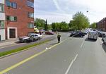 SAMMENSTØD. På Langelandsgade i Århus kørte trafikken ikke helt glat, da Googles fotografer var forbi, som Martin Poulsen har bemærket. 