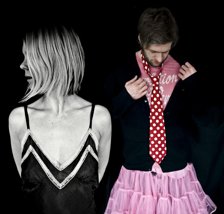 På vej.  Debutanterne i  ditbandmitband består af  ægteparret Sara  Grabow og  Thomas Raae. Foto: VME 