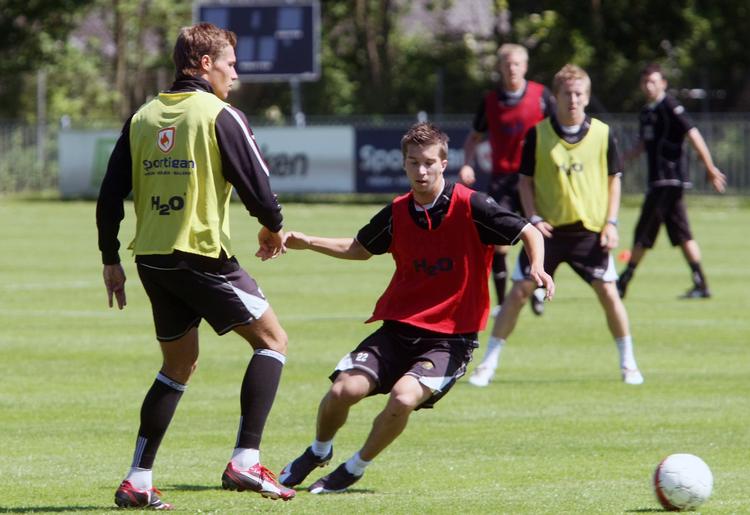 debutant. I den forløbne sæson har Andreas Laudrup fået Superligadebut hos FC Nordsjælland og i år har han spillet de første to kampe på U21-landsholdet. Arkivfoto. 