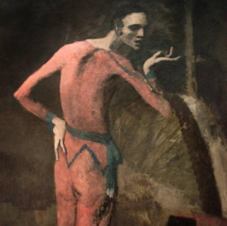 Ups. En uheldig kvinde faldt gennem dette Picassoværk på Metropolitan-museet. Arkivfoto 
