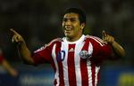 skudoffer. 29-årige Salvador Cabanas er med 10 mål den næstmest scorede i Paraguays landsholdstrup. Arkivfoto. 
