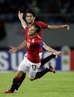 Matchvinder. Et enkelt selvmål gjorde ikke så meget for Egyptens anfører Ahmed Hassan. Han scorede to i den rigtige ende og var dermed arkitekten bag nordafrikanerens sejr. 