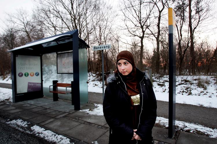 “I felt abused” says Sara El-Adawi. A woman ripped her headscarf off from behind. 