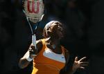 Comeback. Serena Williams var i store problemer i sine kvartfinale, men pludselig kørte alt for hende. 