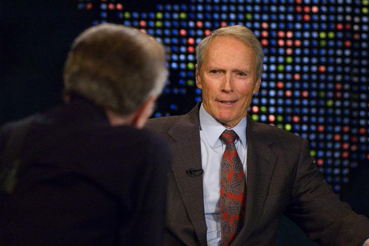 Respekt. Clint Eastwood er den mest respekterede skuespiller, hvis man spørger amerikanerne. Her bliver han interviewet af CNN's Larry King. Arkivfoto. 