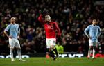 MÅL. Wayne Rooney fejrer en scoring i kampen mod Manchester City. 