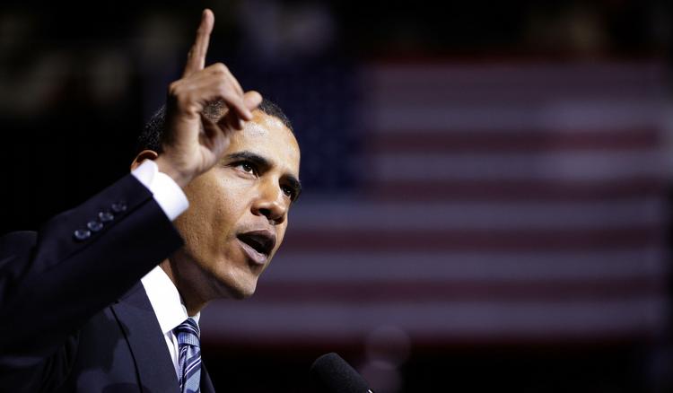 Skattesmæk. Barack Obama lancerede i forrige uge forslaget om en ekstraskat på de største banker. 
