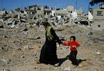 Ramt. Israels lynkrig i Gaza sidste år kostede 1.400 palæstinensere og 13 israelere livet. (Arkivfoto) 