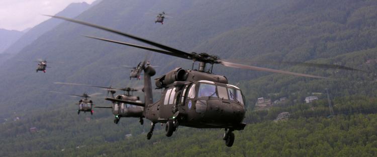 Black Hawk helikoptere er på Taiwans ønskeliste, når de skal købe våben af USA. 