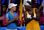 respekt. Serena Williams og Justine Henin udkæmpede en seværdig finale i Australian Open. 