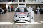 Toyota Aygo er en af de otte modeller i Danmark, hvor speederen kan sætte sig fast. Toyota vil formentlig inden længe informere ejerne om, at bilerne skal til kontrol på værkstedet. 