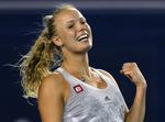 oprykning. Caroline Wozniacki bliver i morgen rykket op til en placering som verdens nummer 3. 