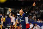 sejr!. Frankrigs Guillaume Jolie jubler under finalen ved håndbold-EM. 