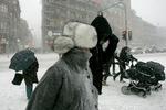 Tænderklappende. De tykke gevandter har været populære i januar - for eksempel på dette billede fra sidste uge på Rådhuspladsen i København. 