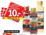 Dette fine tilbud på en falske sauce findes kun i SuperBest' fysiske butikker. I onlinebutikken skal du betale 17,95 for den samme flaske. 