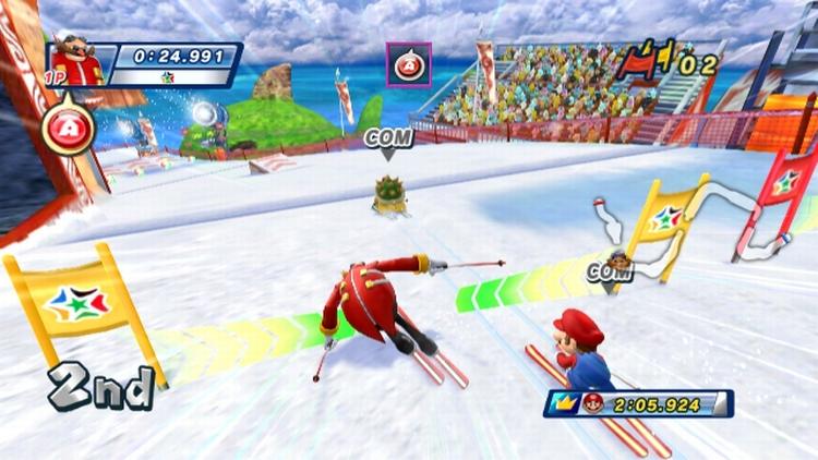 Spilheltene Mario &amp; Sonic er draget til vinter-OL for at vinde medaljer. Spillet lægger vægt på familieunderholdning,men desværre er disciplinerne meget ens, og kun få skiller sig selvstændigt ud. 