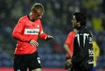farvel. Kun fire gange i sine 56 Superligakampe for Esbjerg er Fredrik Björck blevet udskiftet. Første gang var mod Brøndby i 2008, da han flækkede det ene øjenbryn. Arkivfoto. 