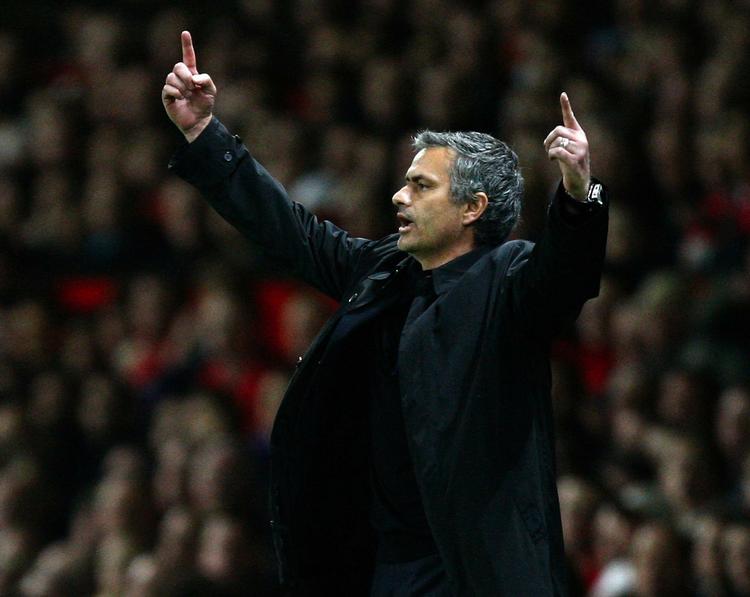 temperament. Inter-træner Jose Mourinho har endnu en gang haft problemer med at styre sig. Arkivfoto. 