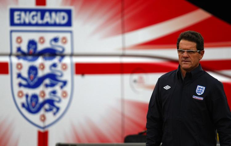 JUBILAR. På toårsdagen for sin første landskamp som Englands manager roses Fabio Capello for at have udvist autoritet. Arkivfoto. 