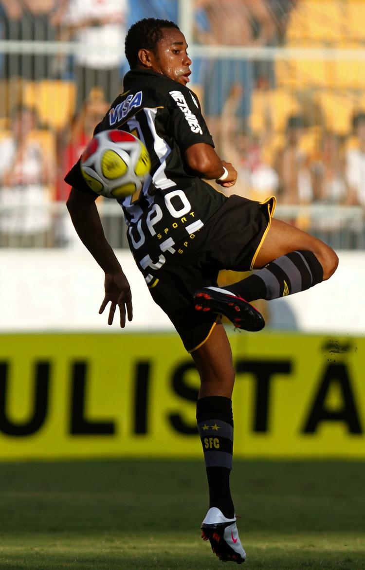 hjemkomst. Robinho oplevede endelig lidt succes efter en svær tid i Manchester City. 