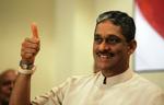 ANHOLDT. I januar kæmpede han for at blive Sri Lankas nye præsident. Nu er han blevet arresteret. 